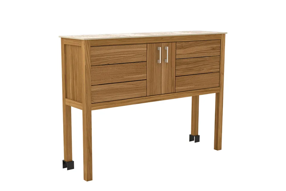 Passion Grills | Milano Top Cabinet | 120 x 29 cm | Albastro Cream