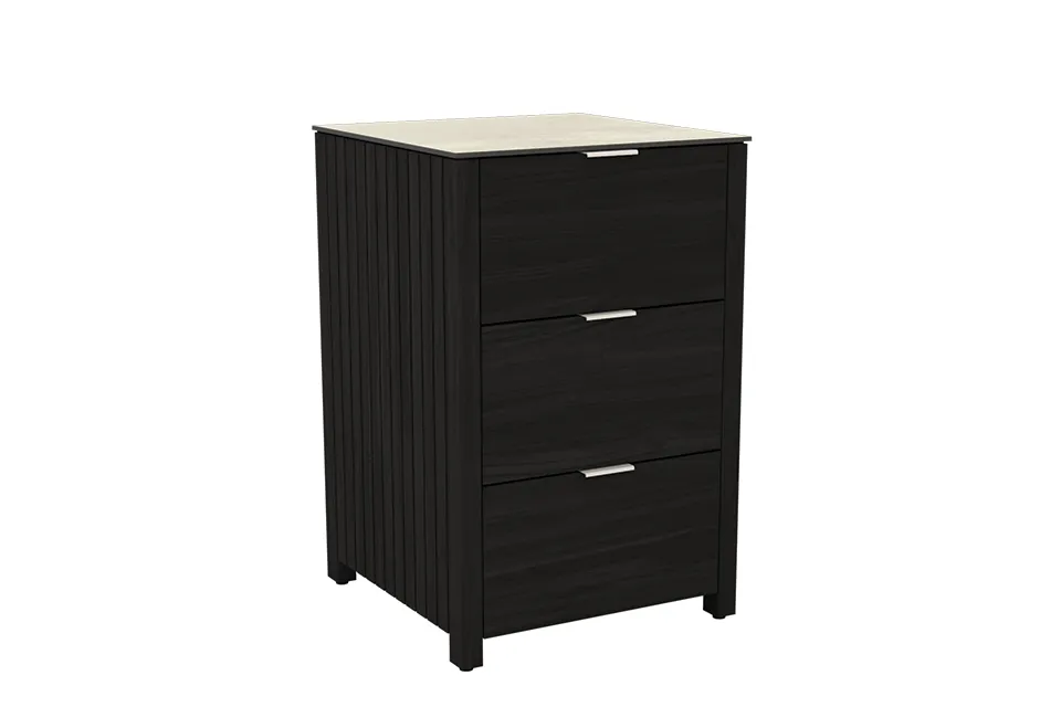 Passion Grills | Leon Outdoor Kitchen Cabinet with 3 Drawers | 59 x 59,5 cm