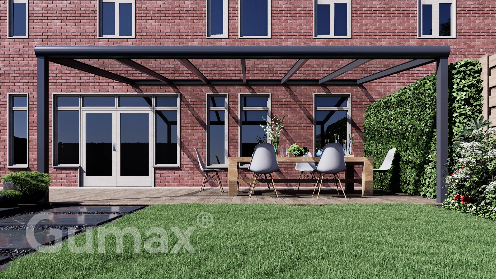 Tuinmaximaal | Heavy Duty Veranda Modern Mat Antraciet