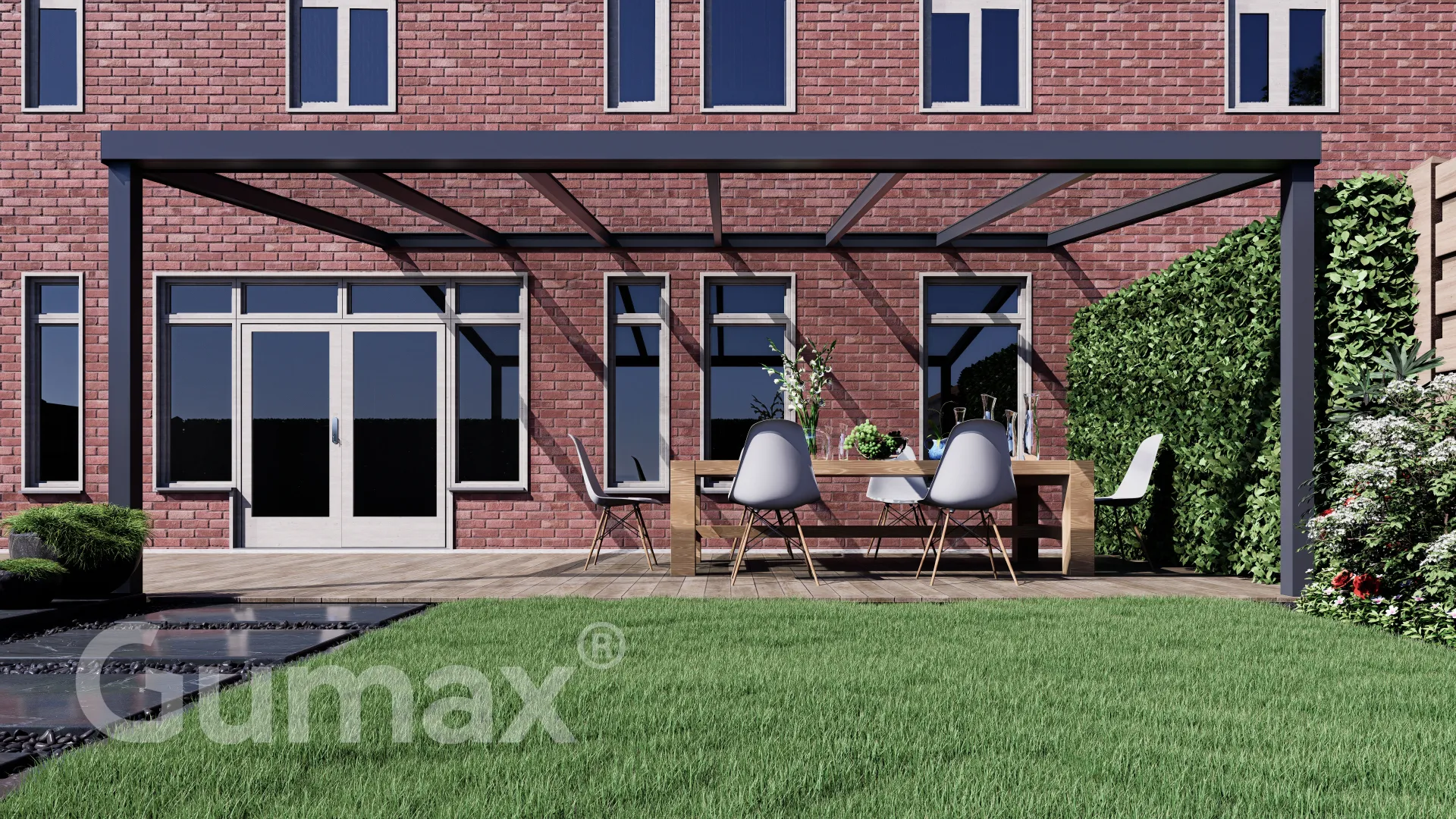 Tuinmaximaal | Heavy Duty Veranda Tijdloos Mat Antraciet