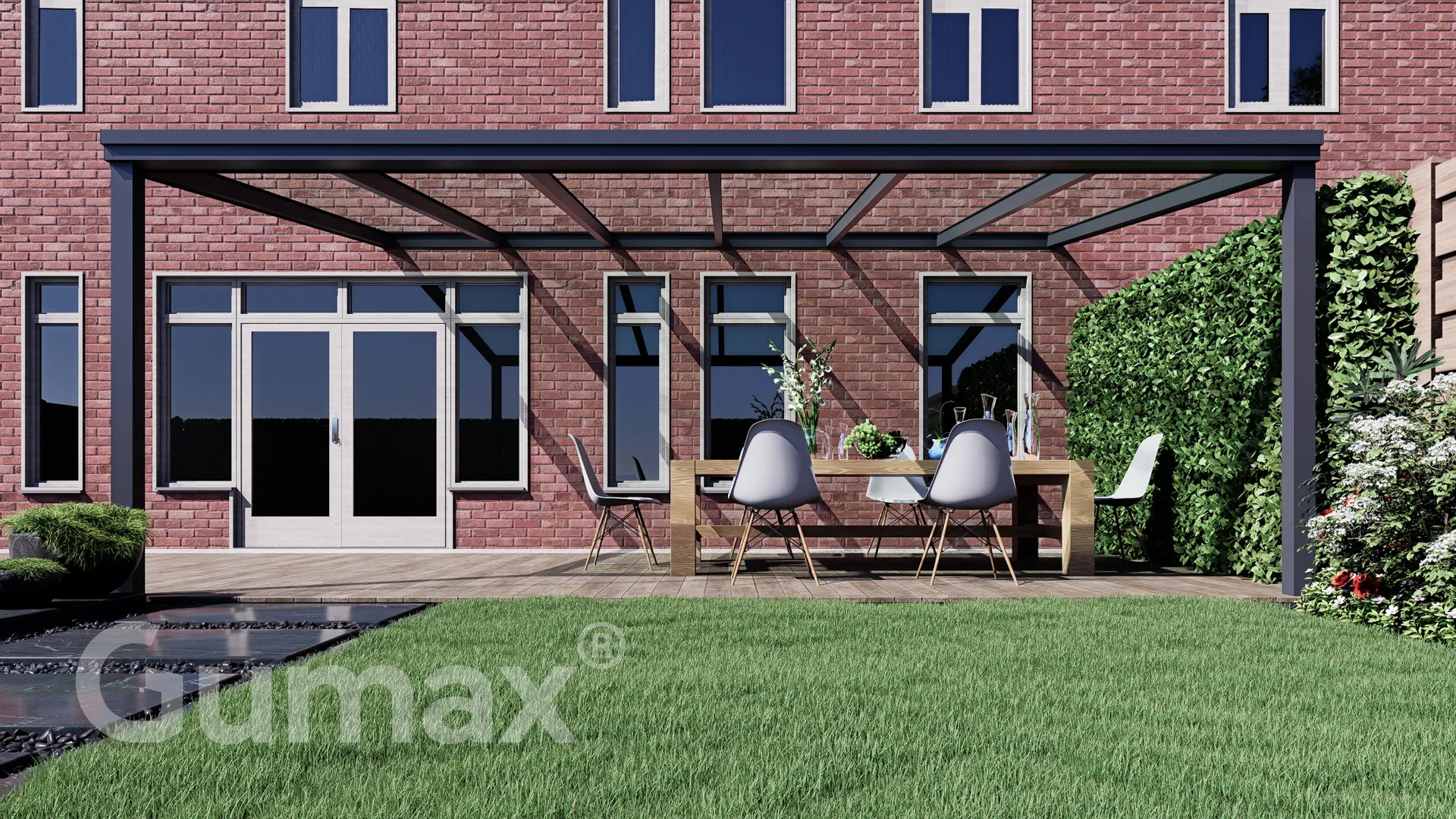 Tuinmaximaal | Heavy Duty Veranda Authentiek Mat Antraciet