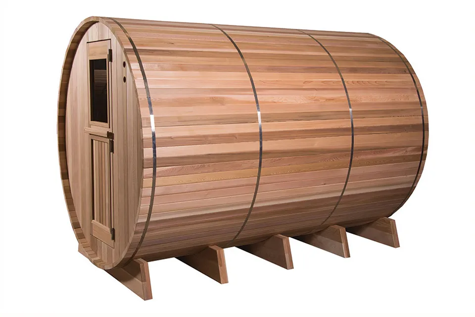Fonteyn | Barrel Sauna 7+3 ft. Grandview | Rustic