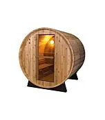 Barrel Sauna | Fonteyn Rustic 6 Ft. | Buitensauna | Red Cedar | Uniek design