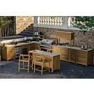 Passion Grills | Outdoor Kitchen Setup Milano | Albastro Cream