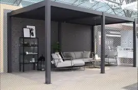 Fonteyn | Slatted Roofing Milano | 600 x 300 | Anthracite