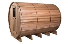 Fonteyn | Barrel Sauna 7+3 ft. Grandview | Rustic
