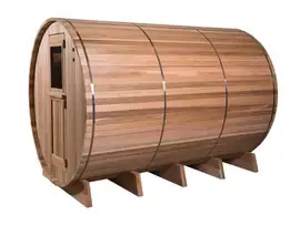 Fonteyn | Barrel Sauna 7+3 ft. Grandview | Rustic