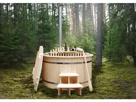 Fonteyn | Wooden Hot Tub Ø180 cm with Polypropylene Inner side