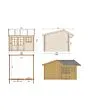 Fonteyn | Garden shed Babeth 800