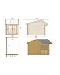 Fonteyn | Garden shed Henriette 700