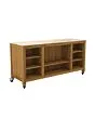 Passion Grills | Milano Outdoor Kitchen Island with Wheels | 180 x 60 cm | Albastro Cream