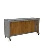 Passion Grills | Kerafina Outdoor Kitchen Island with Wheels | 180 x 60 cm