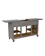 Passion Grills | Kerafina Outdoor Kitchen Island with Wheels | 180 x 60 cm