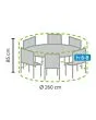 Winza | Garden Set Cover Premium Ø260 x 85 cm