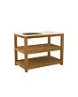 Passion Grills | Milano Big Green Egg Table | 120 x 76 cm | Albastro Cream
