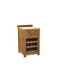 Passion Grills | Milano Outdoor Kitchen Cabinet 1 Drawer + Wine Cabinet | 58 x 63 cm | Albastro Cream
