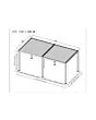 Fonteyn | Slatted Roofing Milano | 600 x 300 | Anthracite