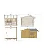 Fonteyn | Garden shed Babeth 900