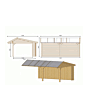 Fonteyn | Garden shed Henriette 800