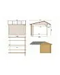 Fonteyn | Garden shed Henriette 600