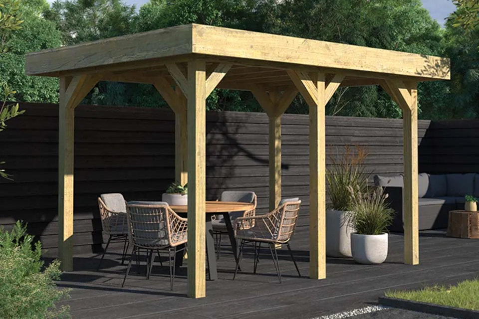 Fonteyn | Uitverkoop! Vrijstaande Overkapping Carola